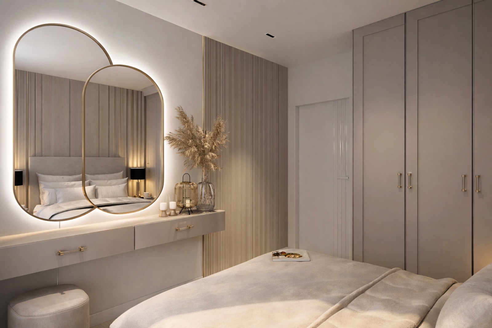 Eleganckie wnętrze z kontrastem